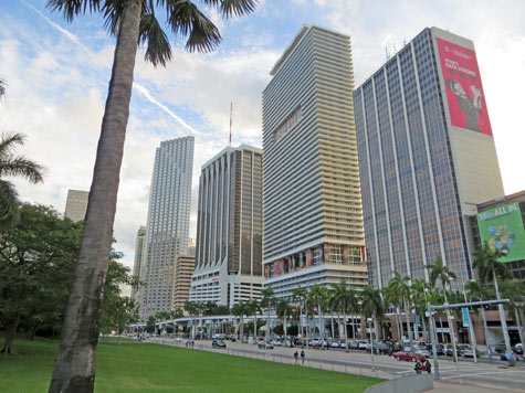 Biscayne Boulevard in Miami Florida